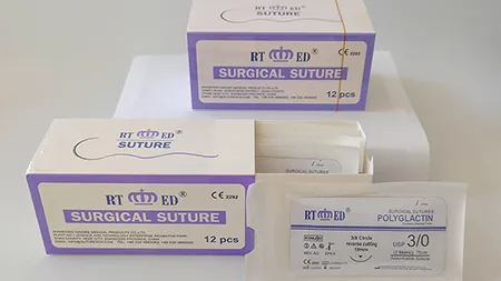 Fil de suture résorbable PGLA