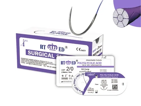Suture en Acide Polyglycolique (PGA)