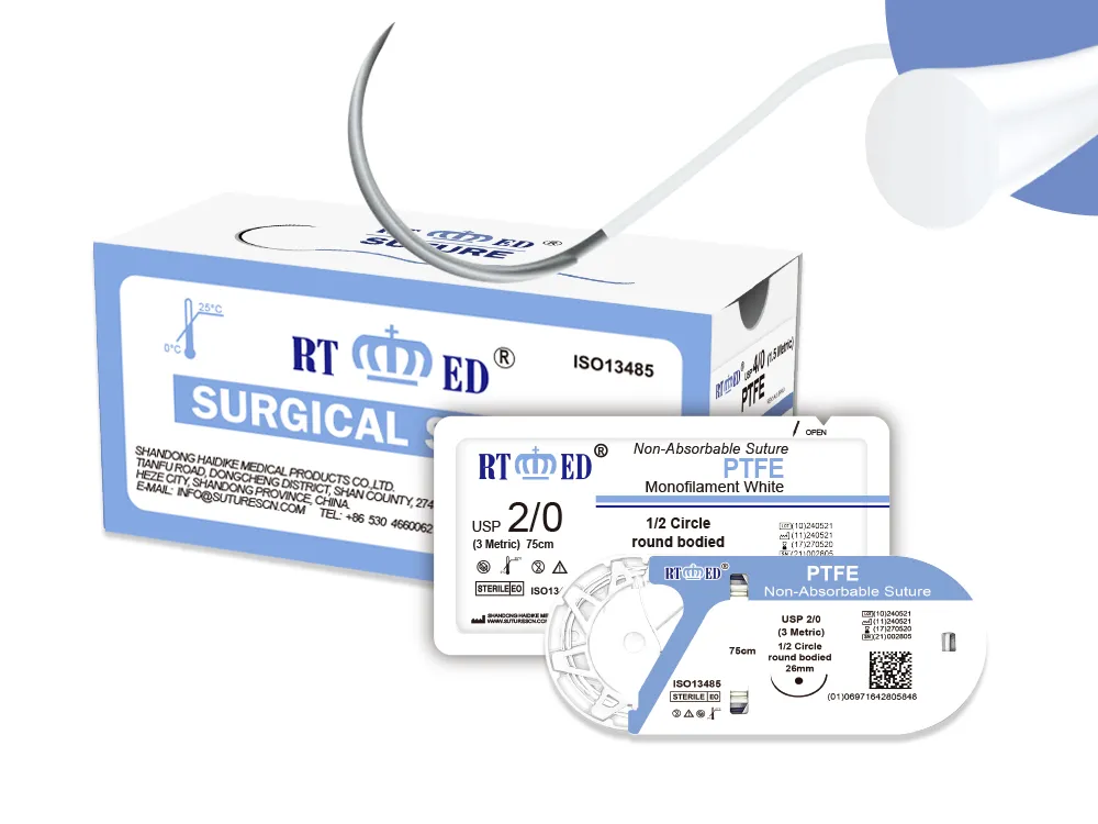 Suture en Polytétrafluoroéthylène (PTFE)